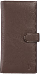 kara unisex tan leather passport holder