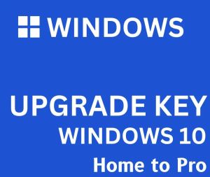 Microsoft Windows 10 Home to Pro Upgrade Key