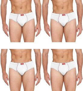 VIP Men's Cotton Brief White