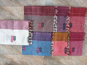 Double colour cotton sarees