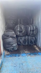 Tyre scrap bales