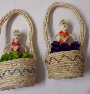 Fibre basket dolls