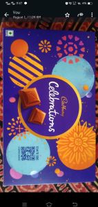 Cadbury Celebration packet