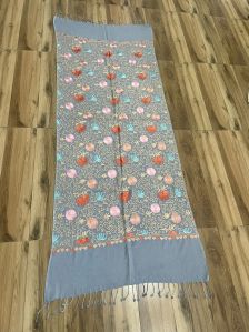 Cotton embroidered stole CES_03_KA Size-70x180 cm