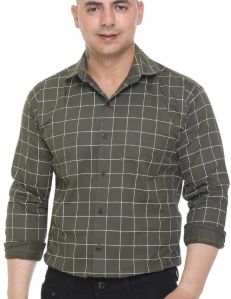 mens cotton check shirts