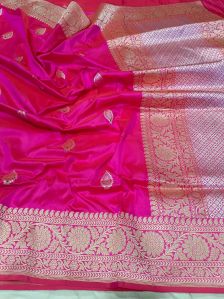 Alfi Booti Cotton Khadi Saree