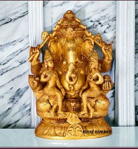 Brass Ganesha Idols