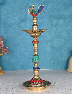 brass vilakku lamp