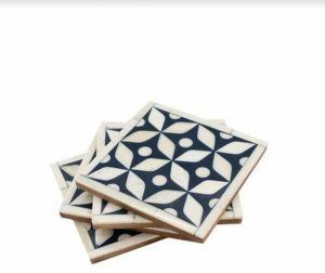 Bone inlay Coaster