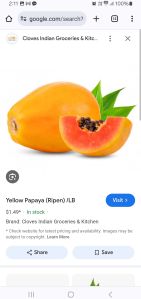 Fresh Papaya