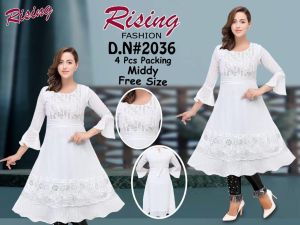 free size cotton middy