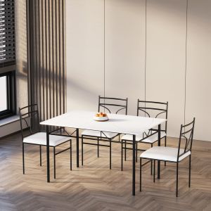 Dining Table with 4 Chairs