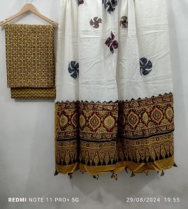 Ajrakh Print Dress Material