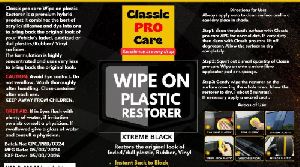 classic pro care Vinyl Rubber & Plastic Restorer ( Extreme black)