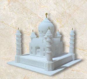 WHITE MARBLE TAJ MAHAL 3 INCHS