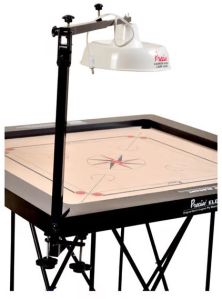 PRECISE TOURNAMENT CARROM LAMP SHADE STAND WITH ELECTRIC FITTING