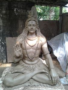 Fiber Shiva Statue