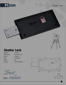 Mson shutter locks