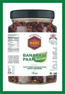 NAMO-BANARASI PAAN MUKHWAS (140 GM) - PREMIUM & TASTY GREEN TRADITION INDIAN GULKAND BANARASI PAN MASALA