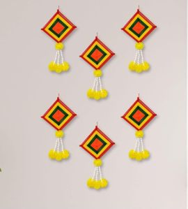 Woolen kite hanging