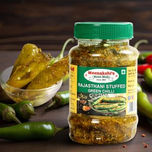 RAJASTHANI STUFFED GREEN CHILLI PICKLE