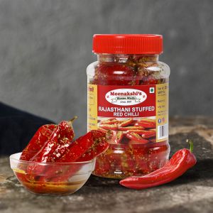 RAJASTHANI STUFFED RED CHILLI PICKLE