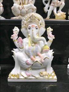 Marble Ganesh ji Moorti