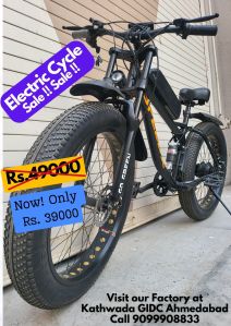 Fat tyre electric cycle