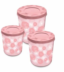 FLAIR Kitchenmate Classic Storage Containers Set- (With Print)