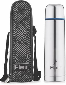 Flair Power Vacuum Insulated Steel Flask with Flip Lid