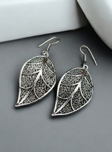 Oxidized Earring