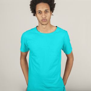 Mens Cotton plain regular size sky blue t-shirt GSM, size S/M/L/XL/XXL