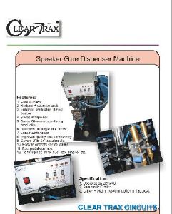 Speaker Glue dispenser machine