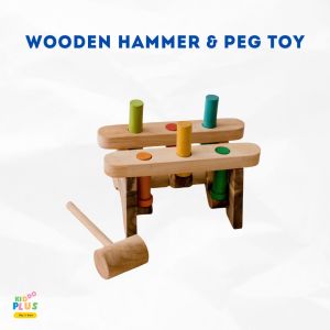 Wooden Hammer & Peg Toy