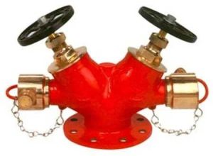 Double Head Fire Hydrant Valve