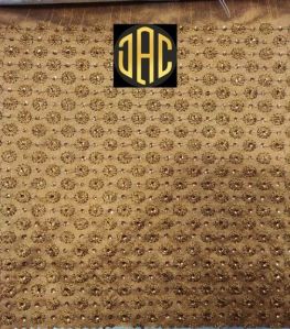 Golden Blouse Sequence Fabric