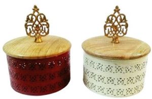 Iron Metal Dry Fruits Jar Set