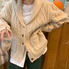 Ladies Heavy Winter Cardigan