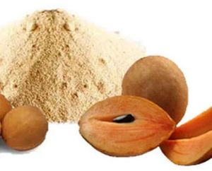 Brown Chikoo Sapodilla Powder