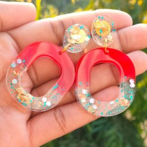 Ladies Resin Earrings