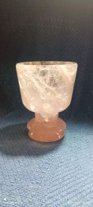 Rose quartz glass