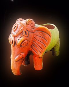 Elephant design ash holder