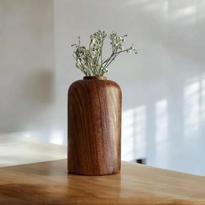 Wooden Flower Vase