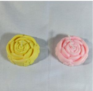 Small rose candle