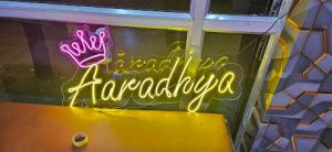 neon sign board