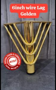 6inch golden wire sofa leg