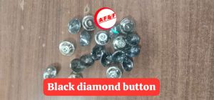 Black diamond button 20mm