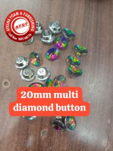 Multi diamond button 20mm