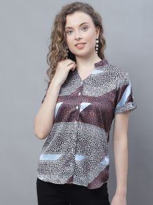 Ladies Satin Casual Wear Top