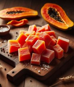 Dehydrated Papaya Cubes